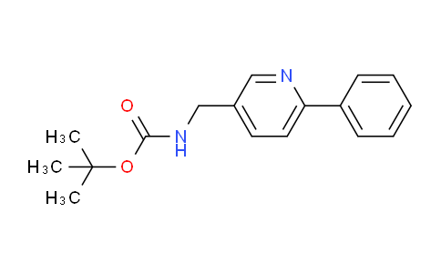 CAS No. 1252572-73-8, tert-Butyl ((6-phenylpyridin-3-yl)methyl)carbamate