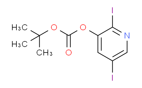 CAS No. 1138444-30-0, tert-Butyl (2,5-diiodopyridin-3-yl) carbonate