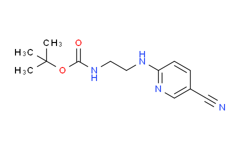 CAS No. 477290-49-6, tert-Butyl (2-((5-cyanopyridin-2-yl)amino)ethyl)carbamate