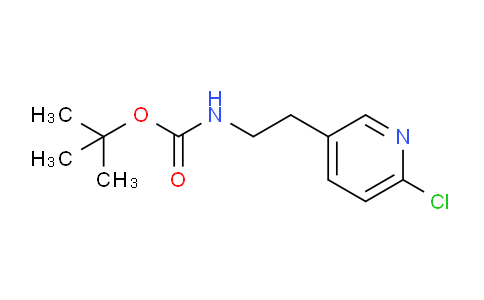 CAS No. 691872-18-1, tert-Butyl (2-(6-chloropyridin-3-yl)ethyl)carbamate