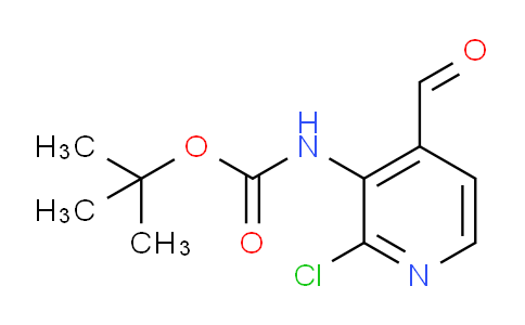 CAS No. 1238324-73-6, tert-Butyl (2-chloro-4-formylpyridin-3-yl)carbamate
