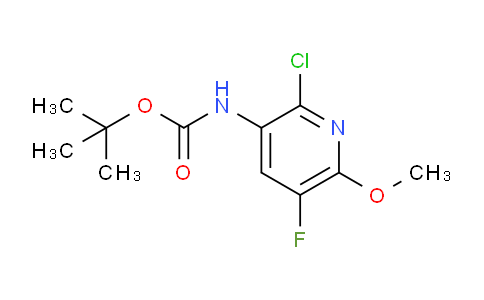 CAS No. 943025-87-4, tert-Butyl (2-chloro-5-fluoro-6-methoxypyridin-3-yl)carbamate