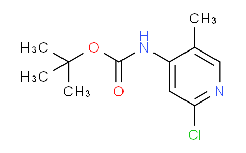 CAS No. 1820717-60-9, tert-Butyl (2-chloro-5-methylpyridin-4-yl)carbamate