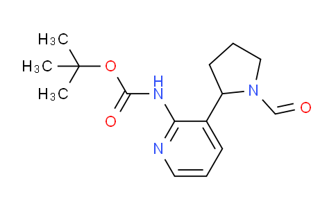 CAS No. 1352533-20-0, tert-Butyl (3-(1-formylpyrrolidin-2-yl)pyridin-2-yl)carbamate
