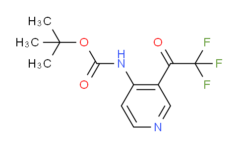 CAS No. 1391738-67-2, tert-Butyl (3-(2,2,2-trifluoroacetyl)pyridin-4-yl)carbamate