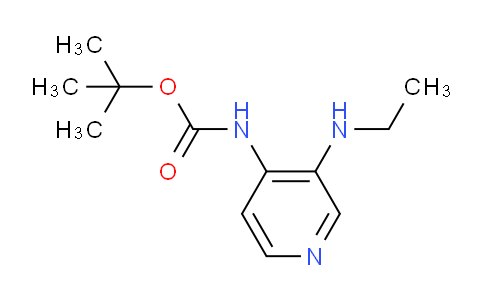 CAS No. 676464-98-5, tert-Butyl (3-(ethylamino)pyridin-4-yl)carbamate