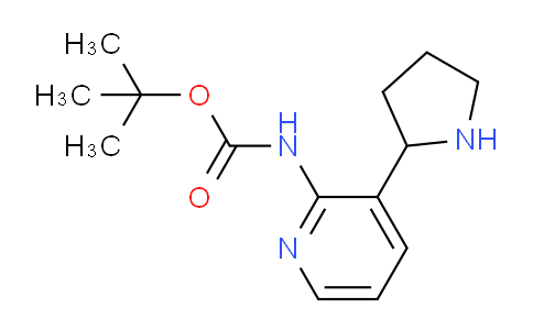 CAS No. 1352491-31-6, tert-Butyl (3-(pyrrolidin-2-yl)pyridin-2-yl)carbamate