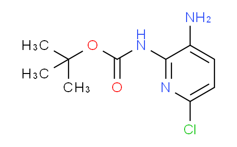 CAS No. 1017782-11-4, tert-Butyl (3-amino-6-chloropyridin-2-yl)carbamate