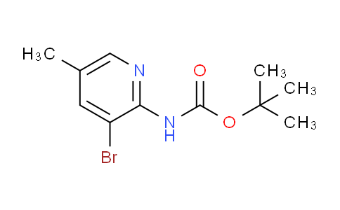 CAS No. 1284210-79-2, tert-Butyl (3-bromo-5-methylpyridin-2-yl)carbamate