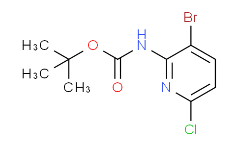 CAS No. 1260793-39-2, tert-Butyl (3-bromo-6-chloropyridin-2-yl)carbamate