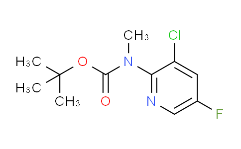 CAS No. 1374651-61-2, tert-Butyl (3-chloro-5-fluoropyridin-2-yl)(methyl)carbamate