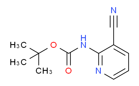 CAS No. 116799-19-0, tert-Butyl (3-cyanopyridin-2-yl)carbamate
