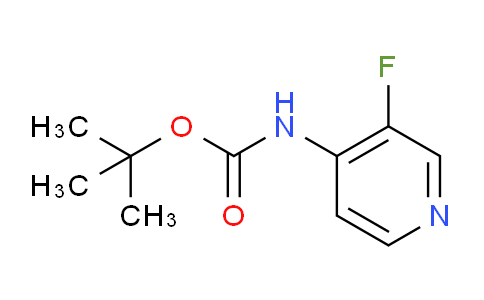 CAS No. 1260683-20-2, tert-Butyl (3-fluoropyridin-4-yl)carbamate