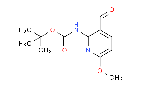 CAS No. 1386447-99-9, tert-Butyl (3-formyl-6-methoxypyridin-2-yl)carbamate
