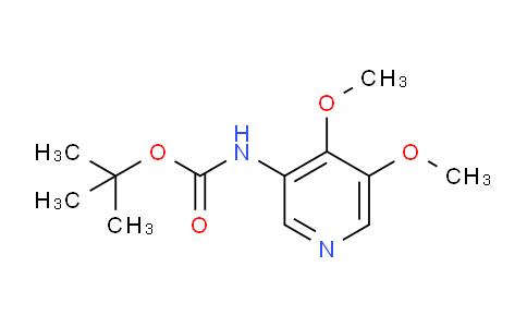 CAS No. 1049677-55-5, tert-Butyl (4,5-dimethoxypyridin-3-yl)carbamate