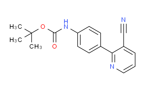 CAS No. 1352318-65-0, tert-Butyl (4-(3-cyanopyridin-2-yl)phenyl)carbamate