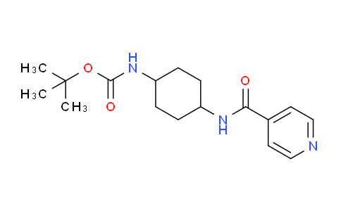 CAS No. 1286272-95-4, tert-Butyl (4-(isonicotinamido)cyclohexyl)carbamate