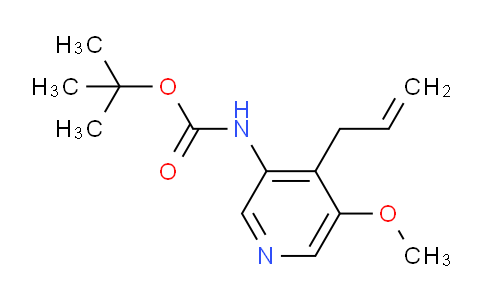 CAS No. 1045859-16-2, tert-Butyl (4-allyl-5-methoxypyridin-3-yl)carbamate
