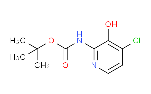 CAS No. 1021339-30-9, tert-Butyl (4-chloro-3-hydroxypyridin-2-yl)carbamate