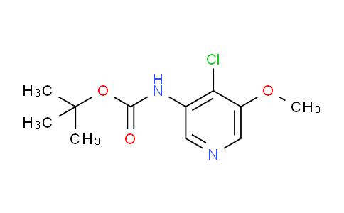 CAS No. 1045858-17-0, tert-Butyl (4-chloro-5-methoxypyridin-3-yl)carbamate