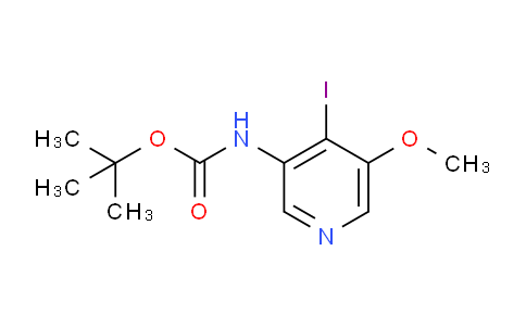 CAS No. 1045858-08-9, tert-Butyl (4-iodo-5-methoxypyridin-3-yl)carbamate
