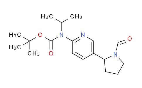 DY664130 | 1352489-82-7 | tert-Butyl (5-(1-formylpyrrolidin-2-yl)pyridin-2-yl)(isopropyl)carbamate