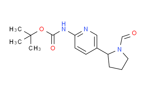 CAS No. 1352517-40-8, tert-Butyl (5-(1-formylpyrrolidin-2-yl)pyridin-2-yl)carbamate