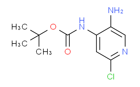 CAS No. 240815-75-2, tert-Butyl (5-amino-2-chloropyridin-4-yl)carbamate