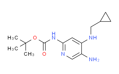 CAS No. 1956327-73-3, tert-Butyl (5-amino-4-((cyclopropylmethyl)amino)pyridin-2-yl)carbamate
