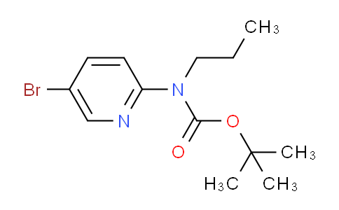 CAS No. 1280786-95-9, tert-Butyl (5-bromopyridin-2-yl)(propyl)carbamate