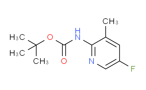 CAS No. 1237069-46-3, tert-Butyl (5-fluoro-3-methylpyridin-2-yl)carbamate