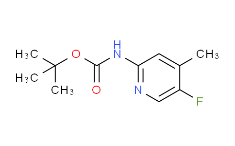 CAS No. 475060-22-1, tert-Butyl (5-fluoro-4-methylpyridin-2-yl)carbamate