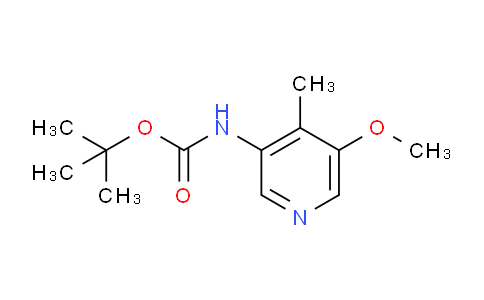 CAS No. 1045858-10-3, tert-Butyl (5-methoxy-4-methylpyridin-3-yl)carbamate