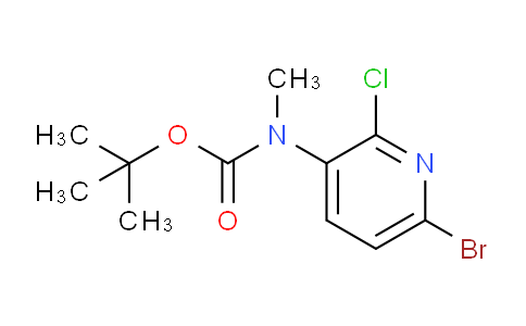 CAS No. 1142192-48-0, tert-Butyl (6-bromo-2-chloropyridin-3-yl)(methyl)carbamate