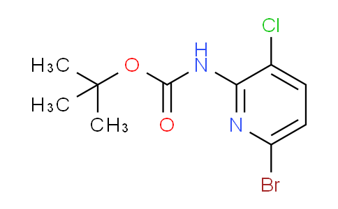 CAS No. 1245915-30-3, tert-Butyl (6-bromo-3-chloropyridin-2-yl)carbamate