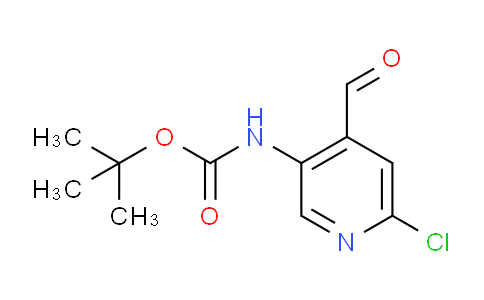 CAS No. 1238324-67-8, tert-Butyl (6-chloro-4-formylpyridin-3-yl)carbamate