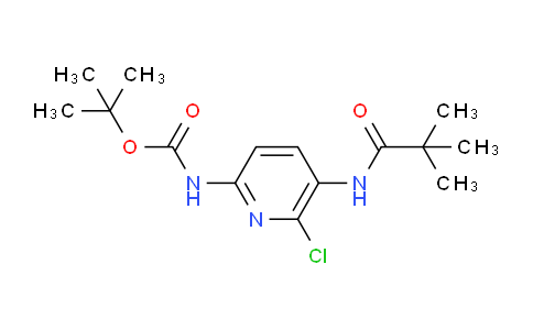 CAS No. 1142192-09-3, tert-Butyl (6-chloro-5-pivalamidopyridin-2-yl)carbamate