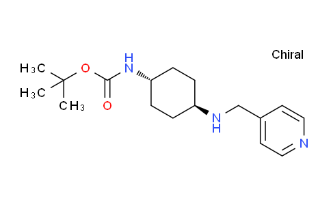 CAS No. 1286273-62-8, tert-Butyl (trans-4-((pyridin-4-ylmethyl)amino)cyclohexyl)carbamate