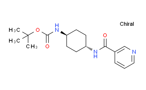 CAS No. 412357-62-1, tert-Butyl (trans-4-(nicotinamido)cyclohexyl)carbamate