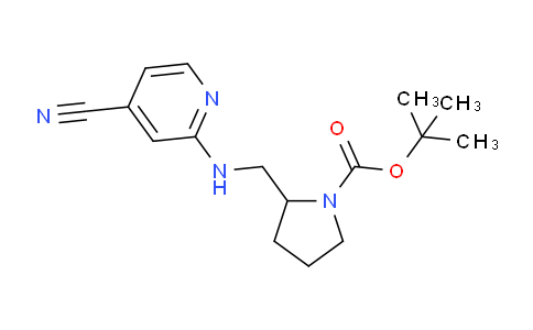 CAS No. 1261230-35-6, tert-Butyl 2-(((4-cyanopyridin-2-yl)amino)methyl)pyrrolidine-1-carboxylate