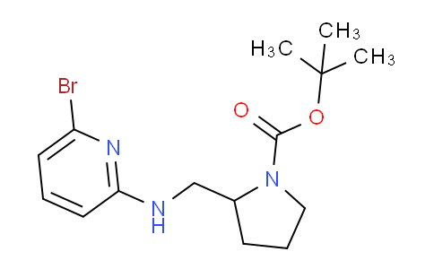 CAS No. 1261232-95-4, tert-Butyl 2-(((6-bromopyridin-2-yl)amino)methyl)pyrrolidine-1-carboxylate