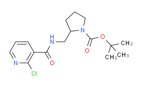 CAS No. 1353974-16-9, tert-Butyl 2-((2-chloronicotinamido)methyl)pyrrolidine-1-carboxylate