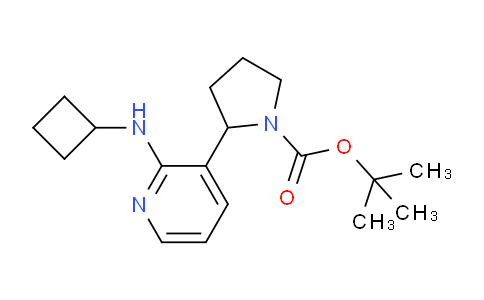 CAS No. 1352501-14-4, tert-Butyl 2-(2-(cyclobutylamino)pyridin-3-yl)pyrrolidine-1-carboxylate