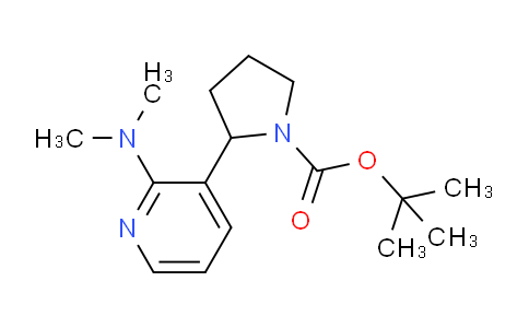 1352517-56-6 | tert-Butyl 2-(2-(dimethylamino)pyridin-3-yl)pyrrolidine-1-carboxylate