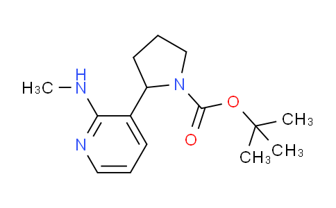 1352491-02-1 | tert-Butyl 2-(2-(methylamino)pyridin-3-yl)pyrrolidine-1-carboxylate