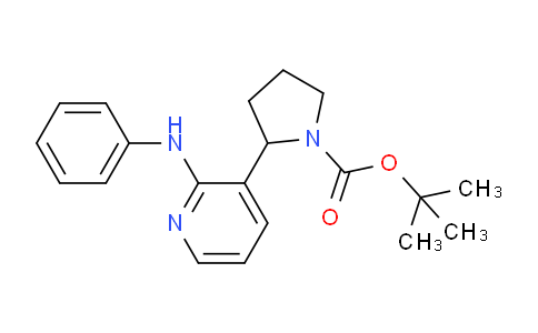 CAS No. 1352501-25-7, tert-Butyl 2-(2-(phenylamino)pyridin-3-yl)pyrrolidine-1-carboxylate