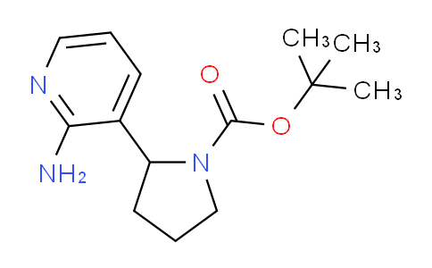 CAS No. 1352482-60-0, tert-Butyl 2-(2-aminopyridin-3-yl)pyrrolidine-1-carboxylate