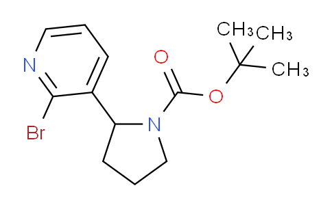 CAS No. 1352508-48-5, tert-Butyl 2-(2-bromopyridin-3-yl)pyrrolidine-1-carboxylate