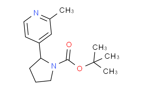 CAS No. 1352540-78-3, tert-Butyl 2-(2-methylpyridin-4-yl)pyrrolidine-1-carboxylate