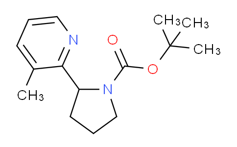 CAS No. 1352533-41-5, tert-Butyl 2-(3-methylpyridin-2-yl)pyrrolidine-1-carboxylate